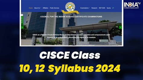 urise syllabus|CISCE.